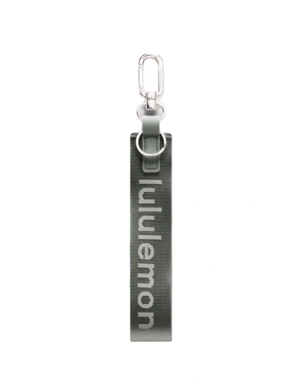 NWT Lululemon Never Lost Keychain (Willow Leaf/Meadow Haze/Silver)